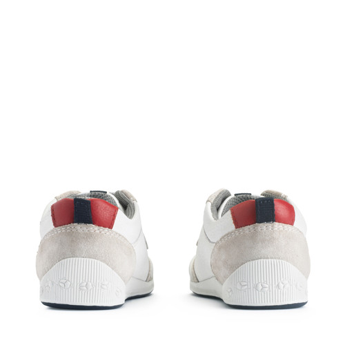 Start-Rite Tickle, White leather/suede riptape pre-school shoes 1731_14