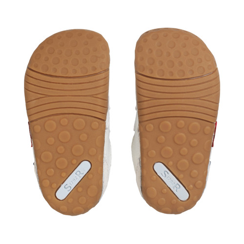Start-Rite Zap, White leather/nubuck rip-tape baby pre-walking shoes 0839_4