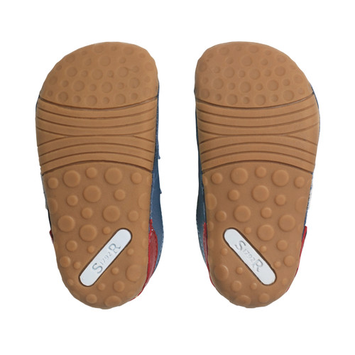Start-Rite Zap, Denim blue leather/ nubuck rip-tape baby pre-walkers 0839_2