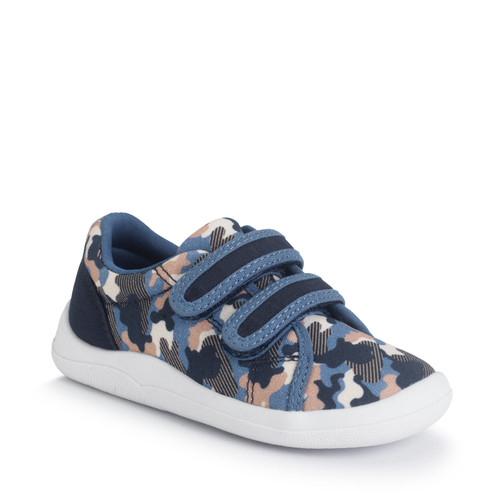 Start-Rite Wriggles, Double bar navy camo boys and girls rip-tape first walking shoes 6215_29