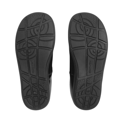 Start-Rite Charlotte, Black leather girls T-bar rip-tape school shoes 1791_7