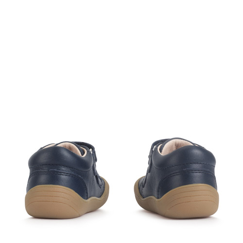 Start-Rite Scoot, Navy leather rip-tape closed baby first walking shoes 0852_9