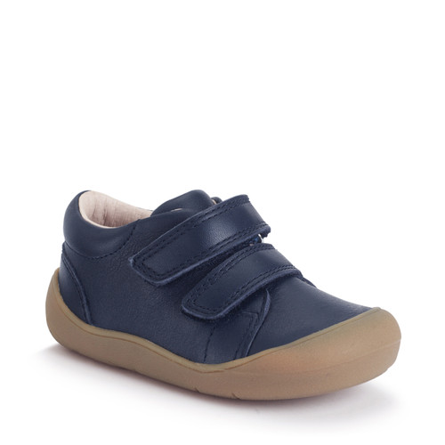 Start-Rite Scoot, Navy leather rip-tape closed baby first walking shoes 0852_9