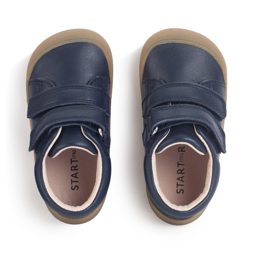 Start-Rite Scoot, Navy leather rip-tape closed baby first walking shoes 0852_9