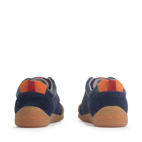 Start-Rite Tickle Star, Navy leather rip-tape pre-school casual shoes 1761_9