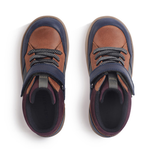 Start-Rite Orbit, Multi leather kids rip-tape casual boots 1762_5