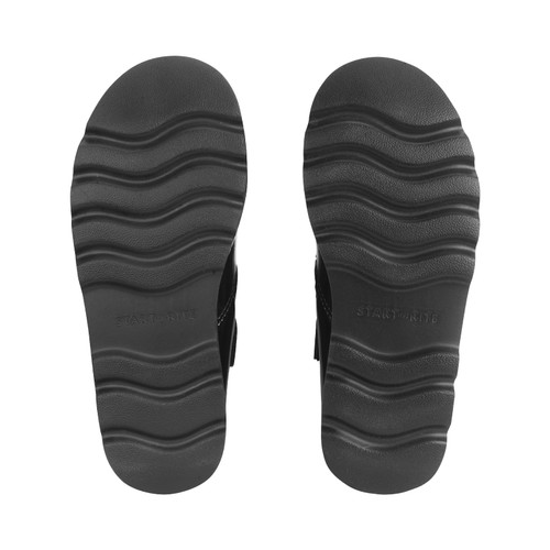 Start-Rite Carnaby, Black patent girls slip-on boots 1763_3