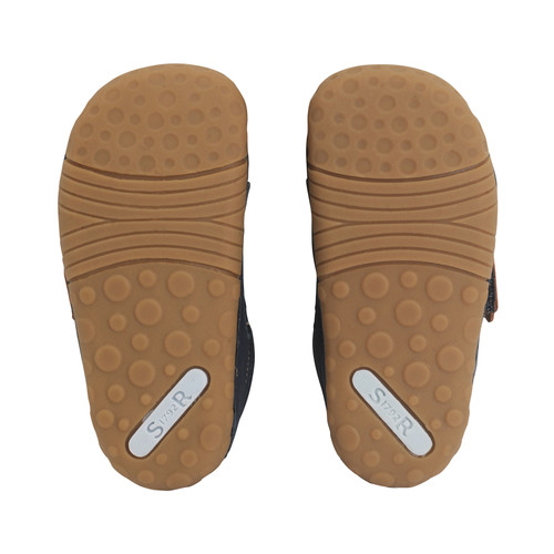 Start-Rite Bear Hug, Pine bark leather/nubuck bear rip-tape pre-walkers 0824_19