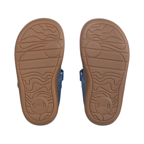 Start-Rite Fairy Tale, Burgundy leather girls rip-tape first walking shoes 0780_52