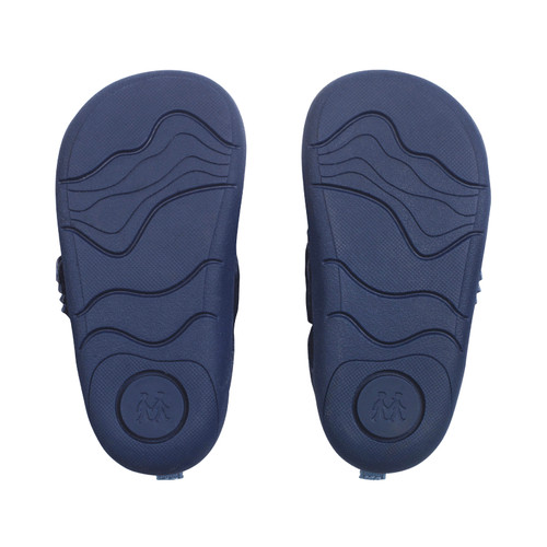Start-Rite Tread, Navy leather dino rip-tape first walking shoes 0843_19