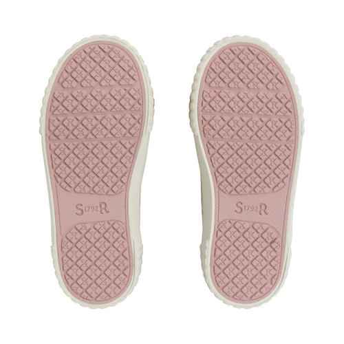 Start-Rite Tide, Cream posy floral kids closed rip-tape canvas shoes 6214_14