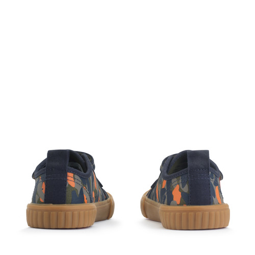Start-Rite Tide, Khaki camo kids closed rip-tape canvas shoes 6214_15