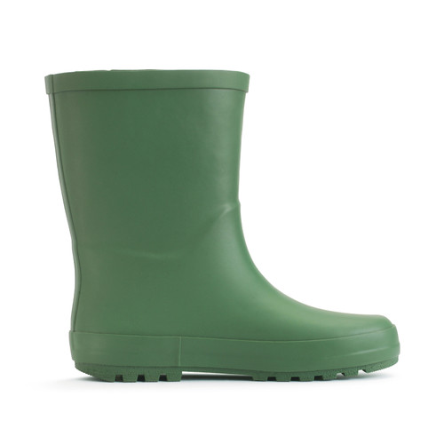 Start-Rite Showers,  Forest green slip on waterproof kids wellies 9936_5