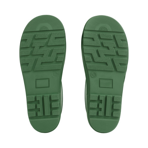 Start-Rite Showers,  Forest green slip on waterproof kids wellies 9936_5