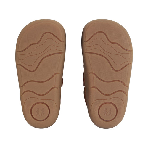 Start-Rite Scoot, Tan nubuck kids rip-tape closed first walking midi boots 0852_0