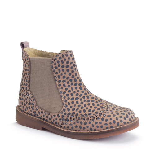 Start-Rite Bramble, Taupe splash nubuck girls zip-up Chelsea boots 1751_14