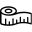Illustration of a tape measure