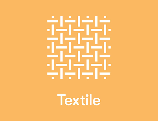 Picture of a textile pictogram found in footwear