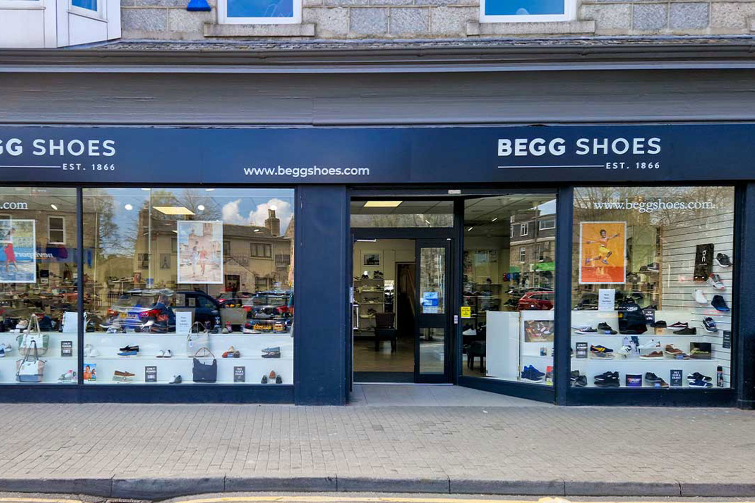 Begg Shoes store front
