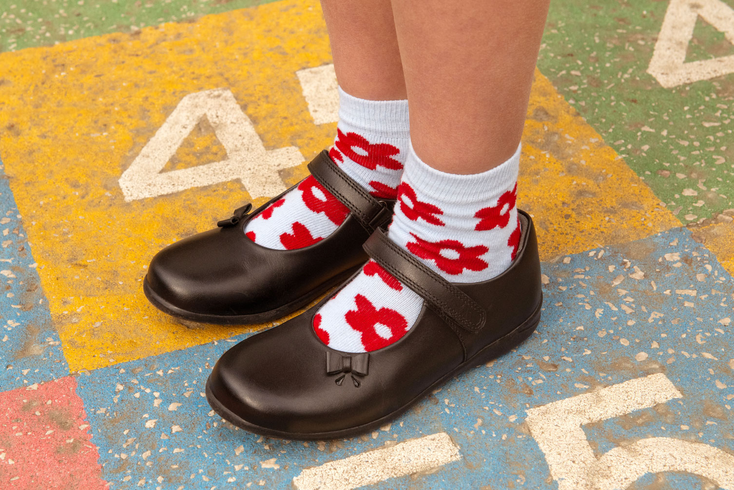 Girl wearing Start-Rite Girl wearing Start-Rite