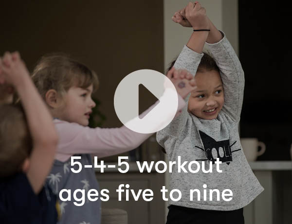 5 minute exercises for children aged 5 to 9