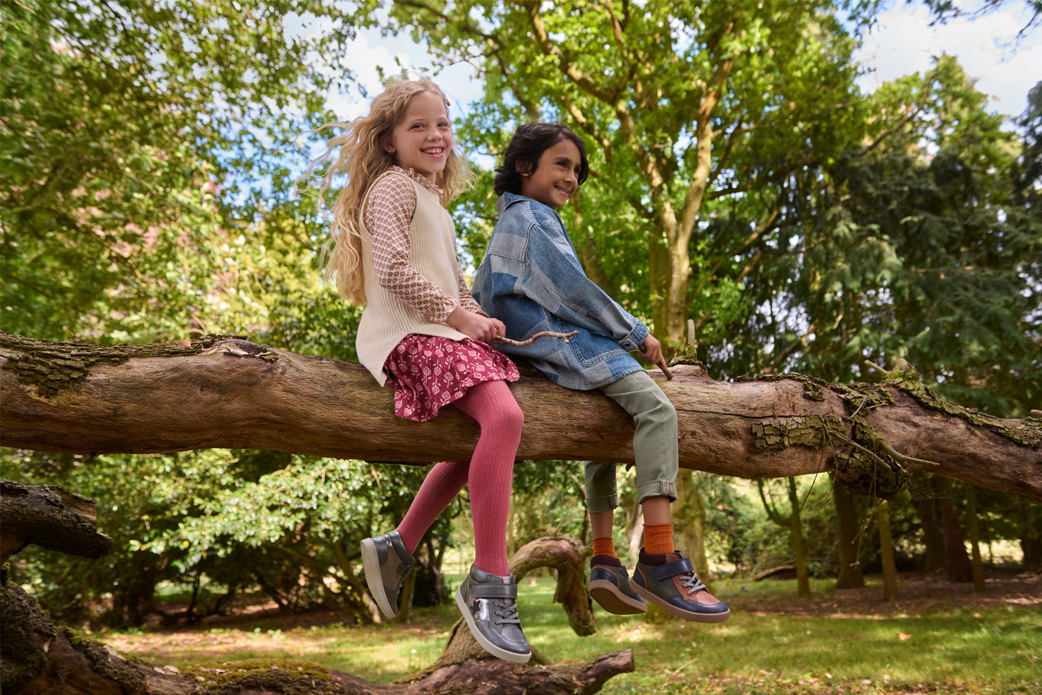 Children wearing Start-Rite Orbit shoes