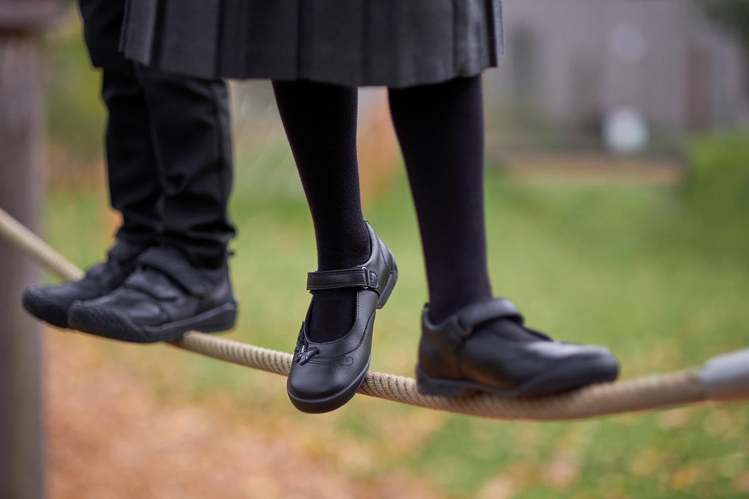 green school shoes