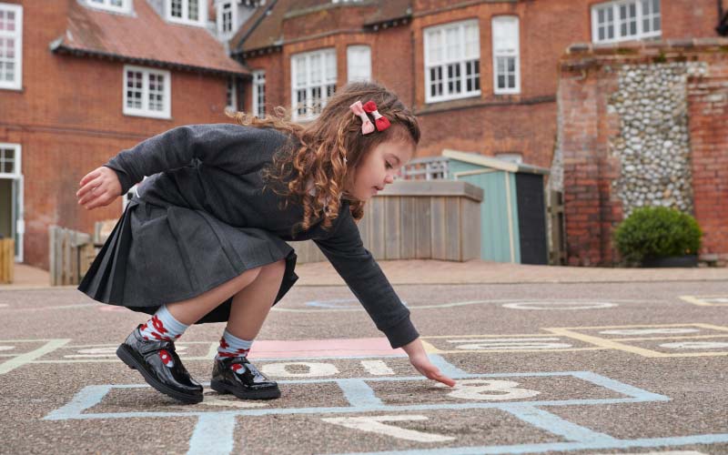 Playground proof school shoes