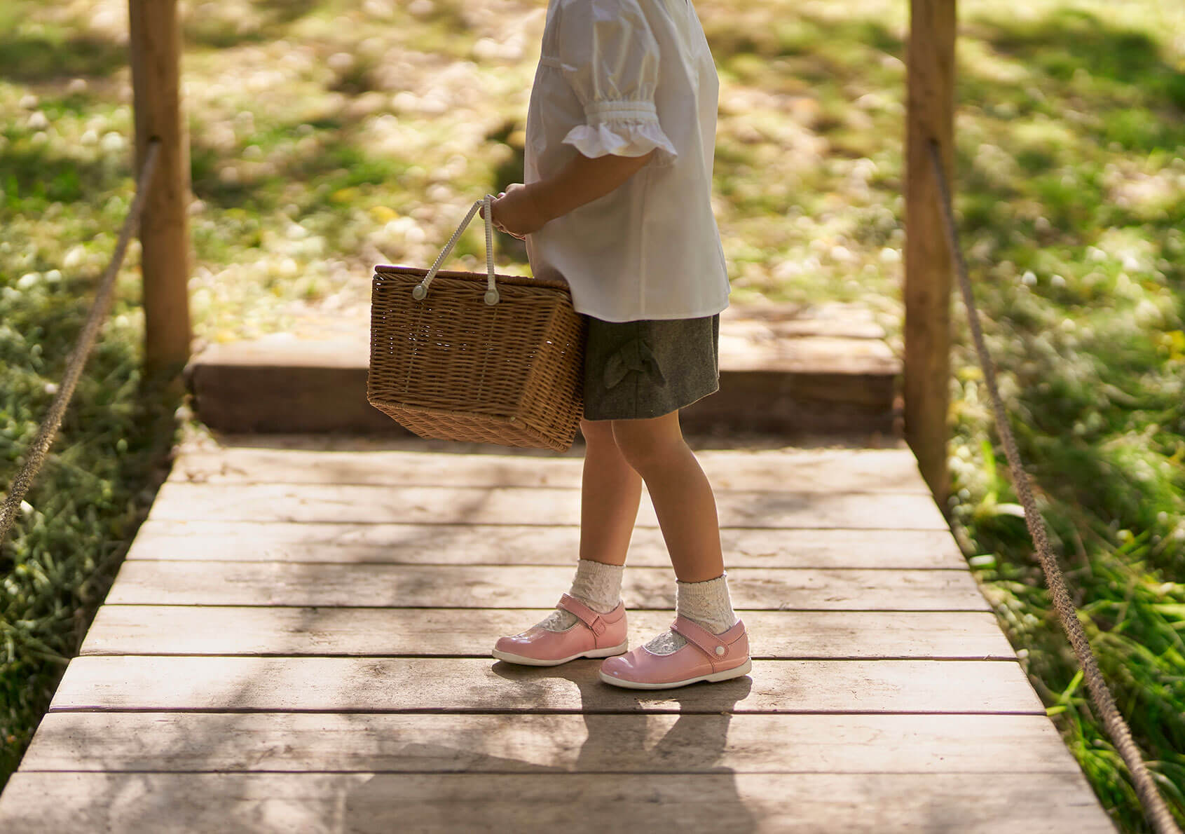 Girl with basket