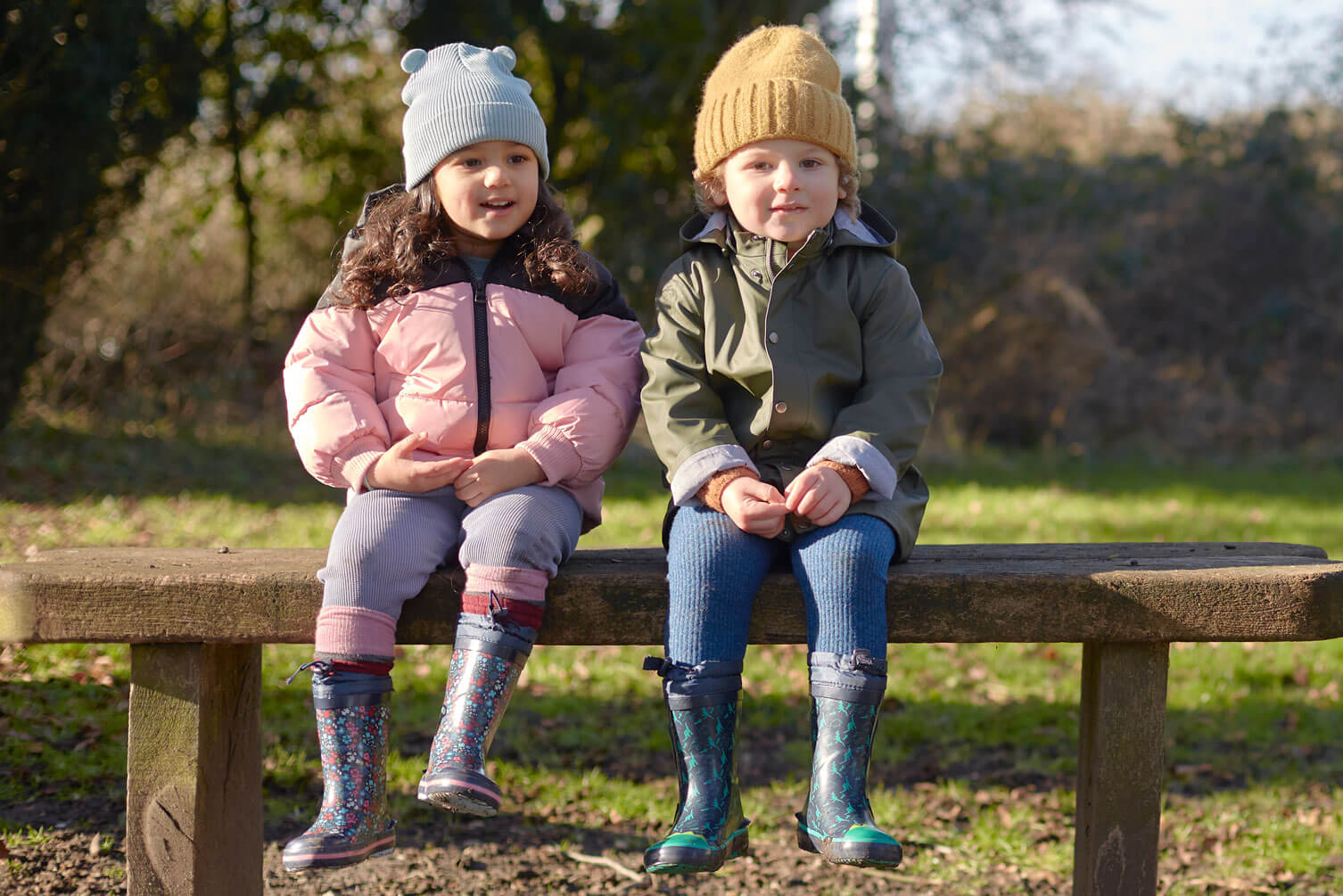 Kids wellies clearance with handles