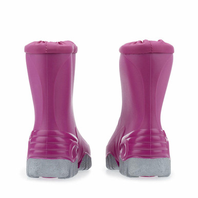 Baby Mudbuster, Pink girls slip-on waterproof wellies