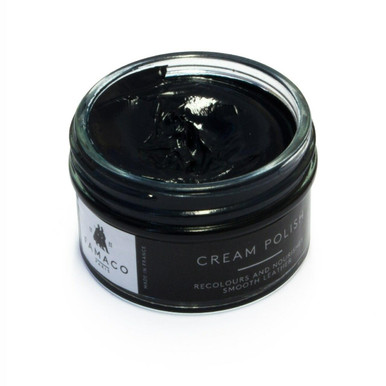 Black shoe cream polish 50ml