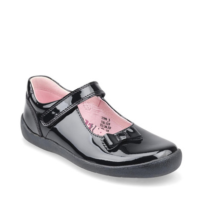 Giggle, Black patent girls rip-tape school shoes