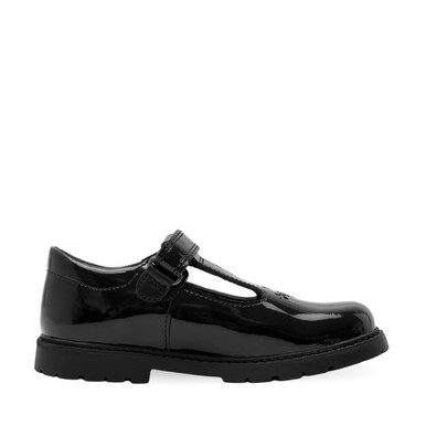 Liberty, Black patent girls t-bar first school shoes