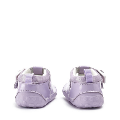 Baby Bubble, Lilac patent girls t-bar buckle pre-walkers