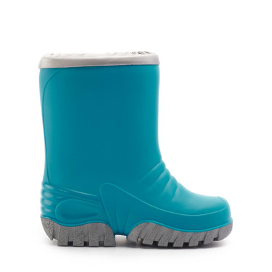 Baby Mudbuster, Blue kids slip-on waterproof wellies