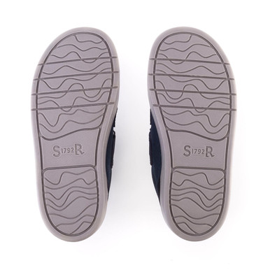 Enigma, Navy suede/canvas casual rip-tape pre-school shoes