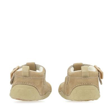 Baby Jack, Sand nubuck boys t-bar buckle pre-walkers