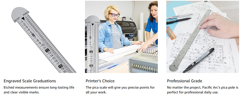 STAINLESS STEEL PICA RULER | AlfaPlanhold Inc.