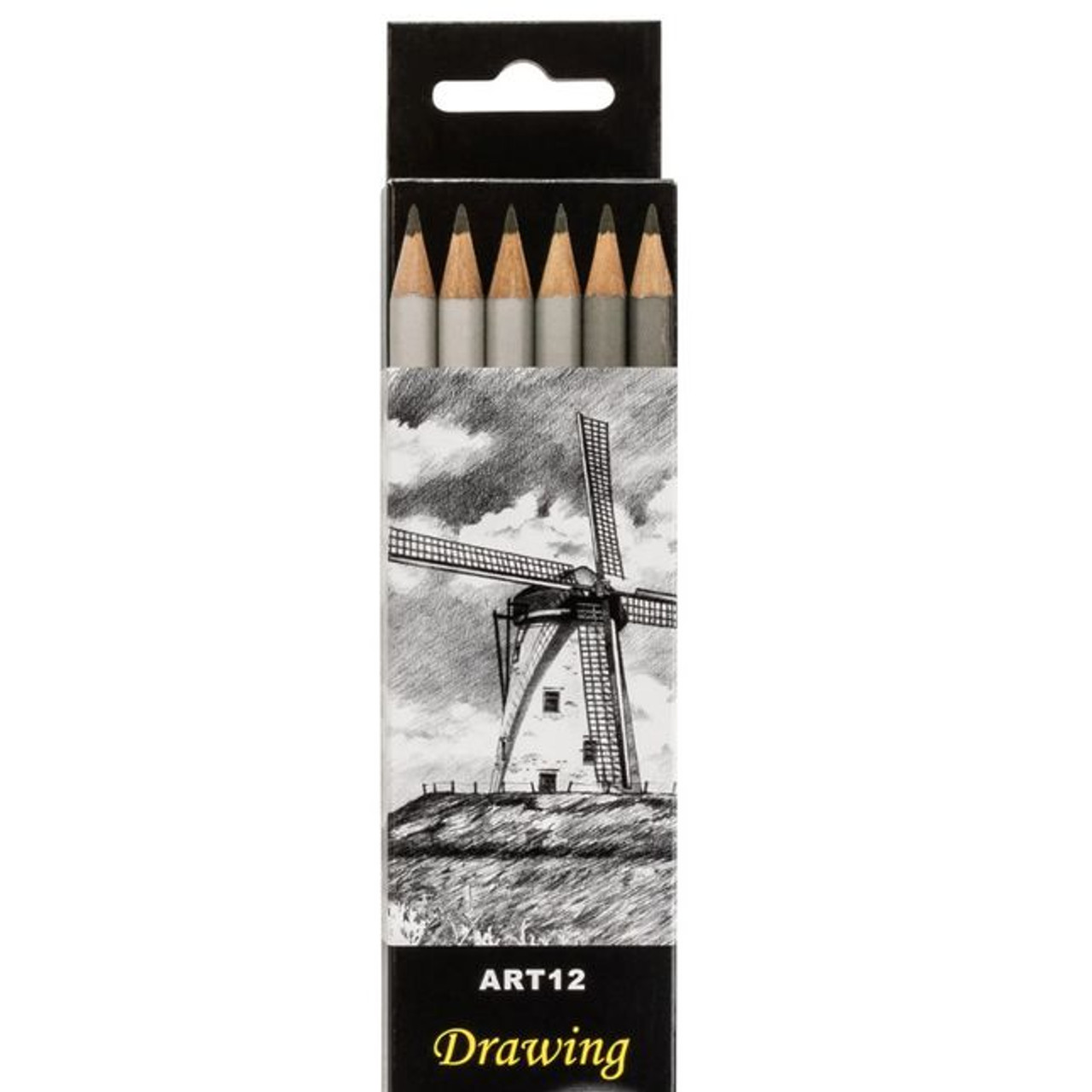 12B to 6H Graphite Pencils for Artists