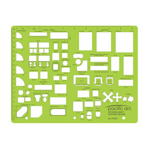 Pacific Arc Kitchen and Bath Interior Design Template Guides PT-281 - AlfaPlanhold Canada Pacific Arc Kitchen and Bath Interior Design Template Guides PT-281 - AlfaPlanhold Canada