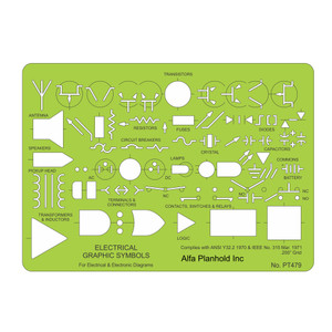 Pacific Arc Electrical Graphic Symbols Template with 117 openings Size 5" x 7" PT-479 - AlfaPlanhold Canada Pacific Arc Electrical Graphic Symbols Template with 117 openings Size 5" x 7" PT-479 - AlfaPlanhold Canada