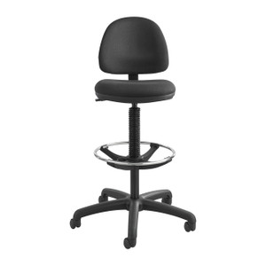 Safco Precision Extended Height Swivel Stool w/Adjustable Footring Black 3401BL - AlfaPlanhold Canada Safco Precision Extended Height Swivel Stool w/Adjustable Footring Black 3401BL - AlfaPlanhold Canada