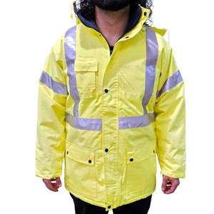 High Visibility Winter Parka Jacket Front  - AlfaPlanhold Canada High Visibility Winter Parka Jacket Front  - AlfaPlanhold Canada
