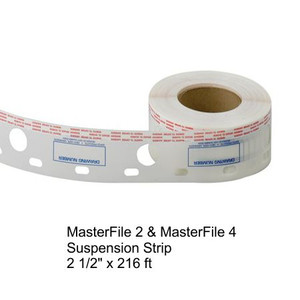 M512-M508 2-1/2"W Polyester Carrier Strips for MasterFile 2 and MasterFile 4 - AlfaPlanhold.Com M512-M508 2-1/2"W Polyester Carrier Strips for MasterFile 2 and MasterFile 4 - AlfaPlanhold.Com