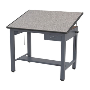 Mayline Ranger Drafting Table 48"W x 37.5"D with Tool Drawer - AlfaPlanhold Canada Mayline Ranger Drafting Table 48"W x 37.5"D with Tool Drawer - AlfaPlanhold Canada