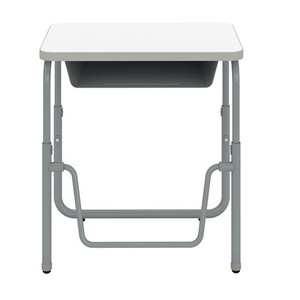 AlphaBetter® 2.0 Height Adjustable Student Desk - 22”-30” with Book Box and Pendulum Bar 1222DE Front - AlfaPlanhold Canada AlphaBetter® 2.0 Height Adjustable Student Desk - 22”-30” with Book Box and Pendulum Bar 1222DE Front - AlfaPlanhold Canada