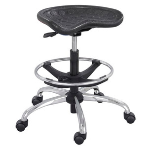 SitStar Rolling Stool with Chrome Base and Foot Ring 6660BL - AlfaPlanhold Canada SitStar Rolling Stool with Chrome Base and Foot Ring 6660BL - AlfaPlanhold Canada