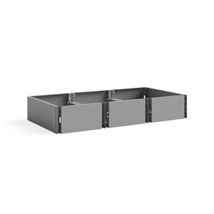 Safco Triple Continuous Metal Locker Base Addition in Gray 5520GR - AlfaPlanhold Canada Safco Triple Continuous Metal Locker Base Addition in Gray 5520GR - AlfaPlanhold Canada