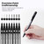 Blackliner Black Pen Set of 8,  0.05, 0.1, 0.2, 0.3, 0.4, 0.5, 0.6, 0.8mm use BL700811 - AlfaPlamnhold.Ca